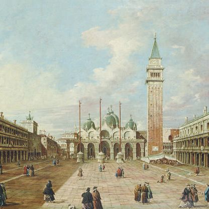 Italian School — Вид на площадь Сан-Марко