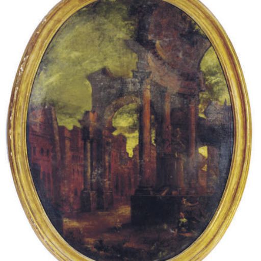 Italian School — Пара архитектурных руин