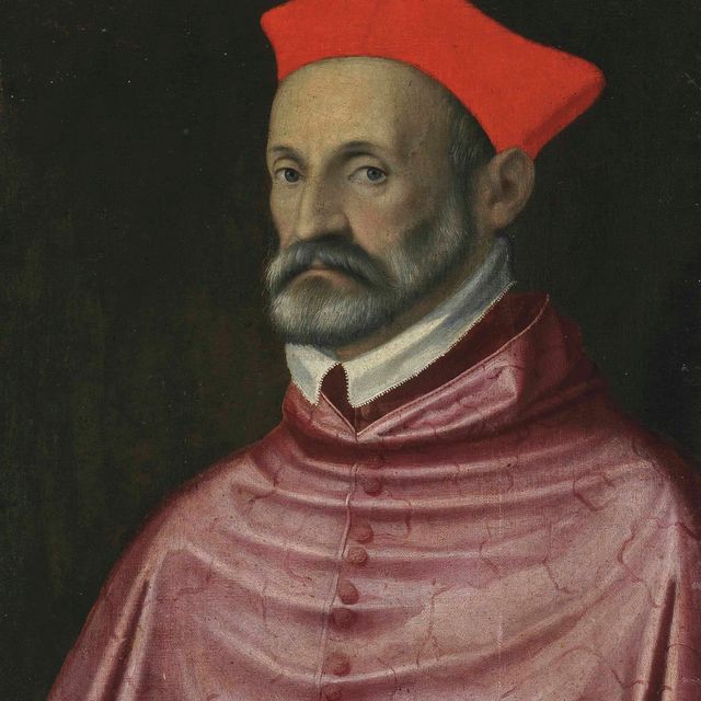 Italian School — Портрет кардинала, возможно, Антонио Марии Сальвиати (1537-1602), во весь рост
