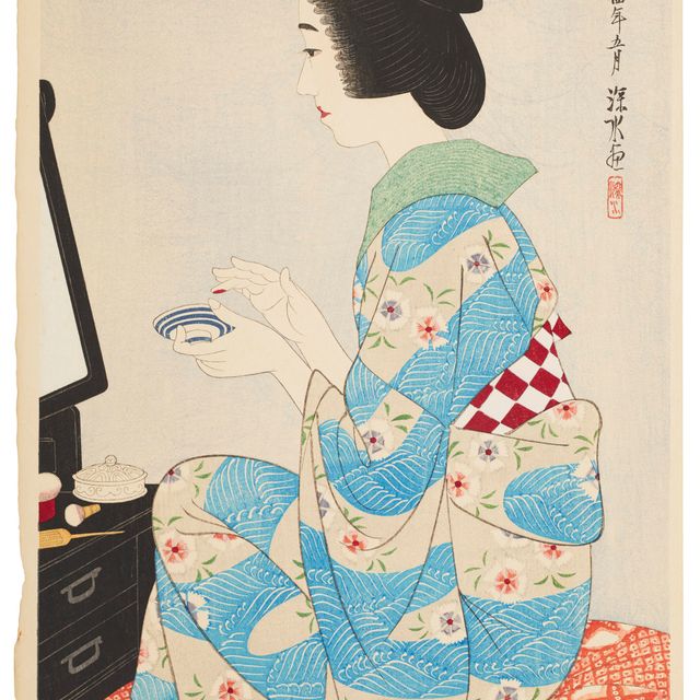 Ito Shinsui — Кучибени ( румяна )