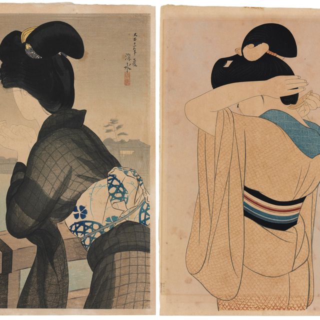 Ito Shinsui — Две гравюры на дереве