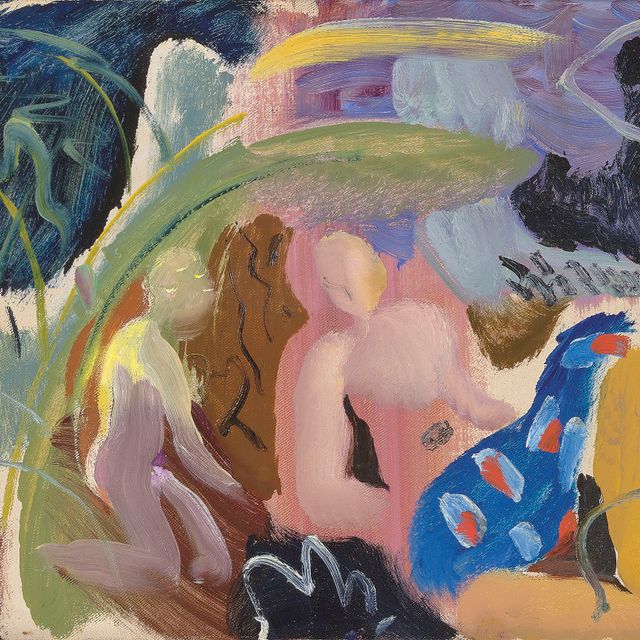 Ivon Hitchens — Женщина и ребенок (серия "Джон от Джордана")