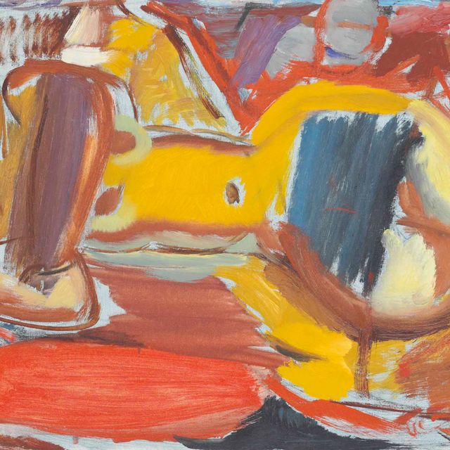Ivon Hitchens — Отдыхающий обнаженный