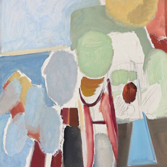 Ivon Hitchens — Декоративный фрагмент, Небо и море
