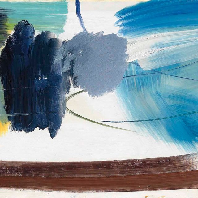 Ivon Hitchens — Голубое озеро и небо