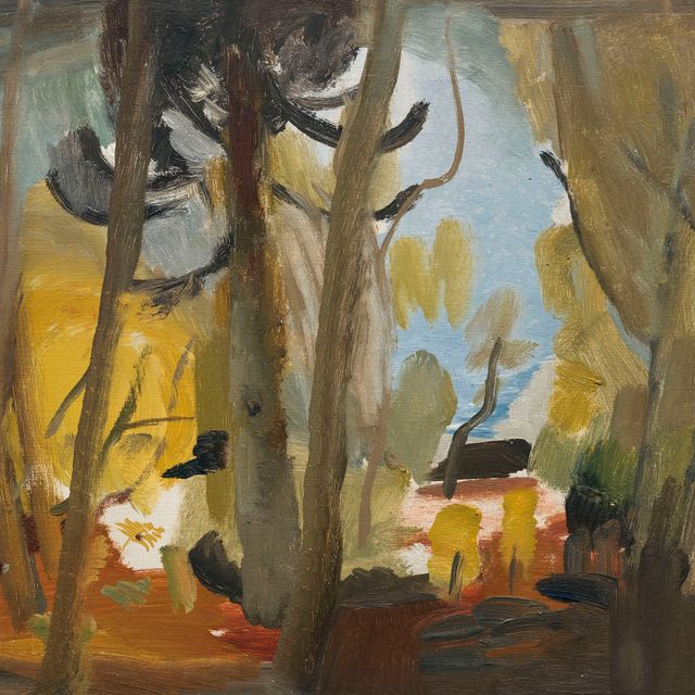 Ivon Hitchens — Древесина лиственницы