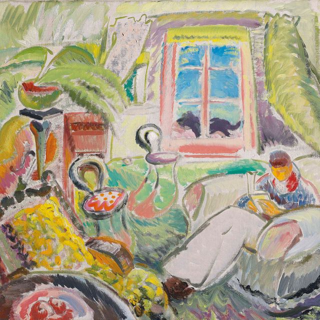 Ivon Hitchens — Интерьер в Ледай-Гроув, Шропшир