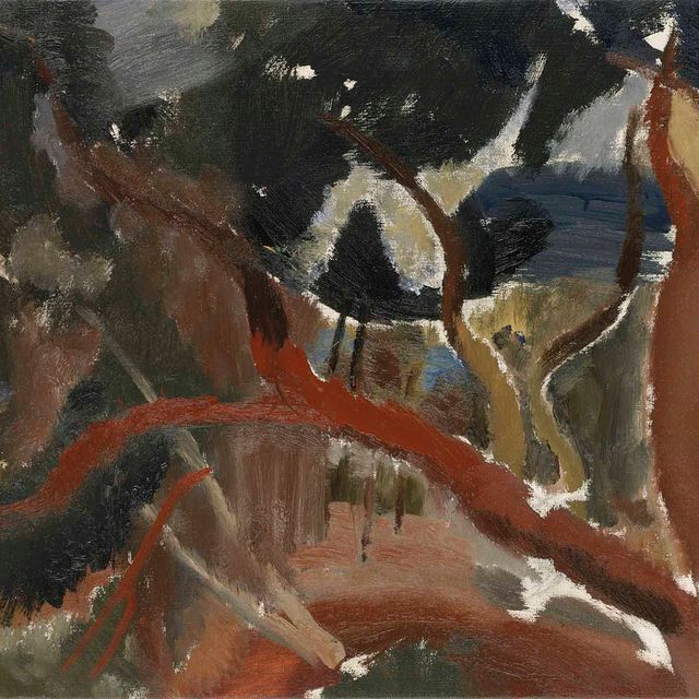 Ivon Hitchens — Ветви над Барнеттами