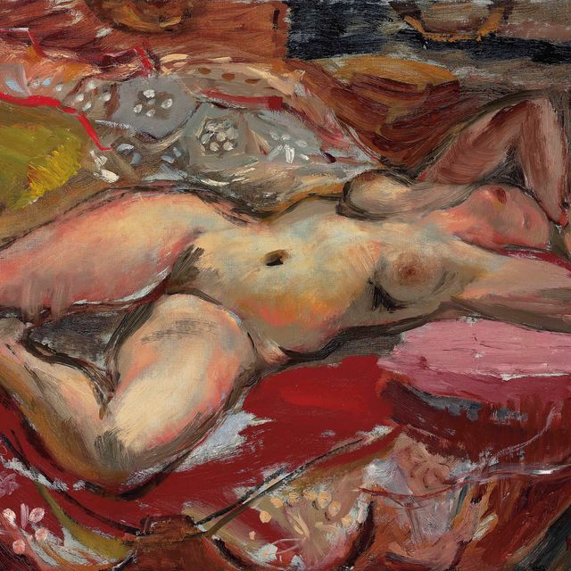 Ivon Hitchens — Апрельская Обнаженная № 4