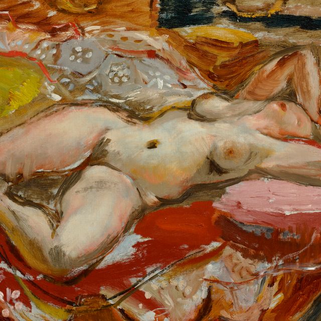 Ivon Hitchens — Апрельская Обнаженная № 4