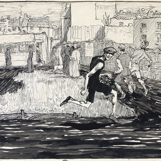 Jack Butler Yeats — Времяпрепровождение лондонцев: Беговая площадка в Ист-Энде Лондона