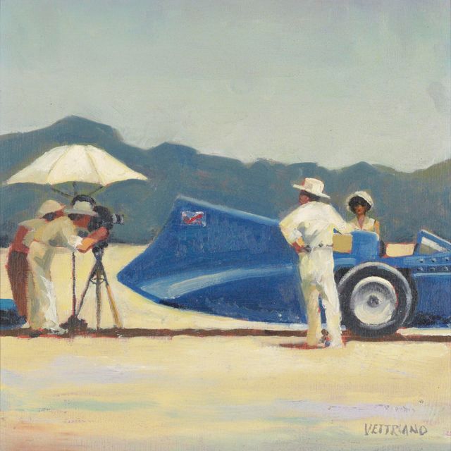 Jack Vettriano — Этюд для фильма "Синяя птица в Бонневилле"