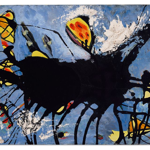 Jackson Pollock — Залитая черная форма I