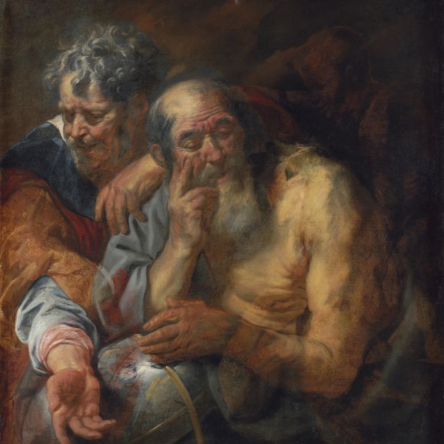 Jacob Jordaens — Гераклит и Демокрит