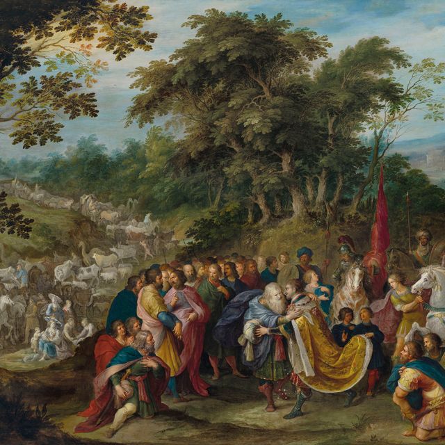 Jacob Jordaens — Встреча Иакова и Иосифа