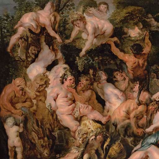 Jacob Jordaens — Пир Вакха и Силена