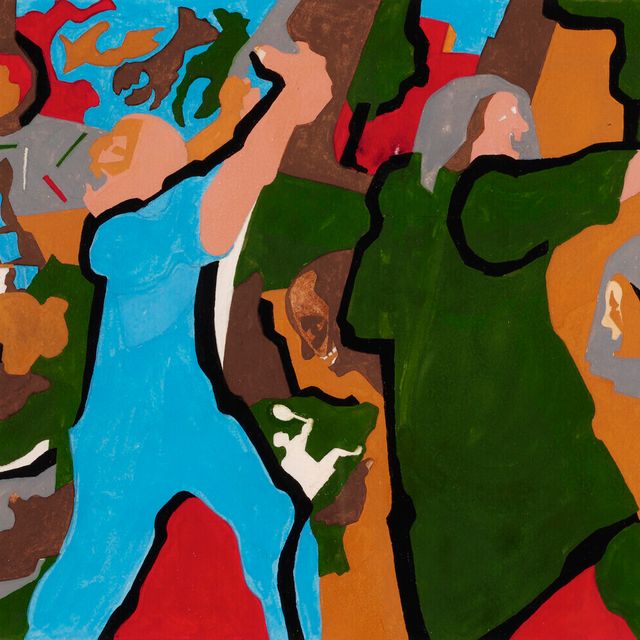 Jacob Lawrence — Нью-Йорк в пути Я