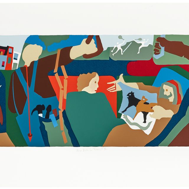 Jacob Lawrence — Нью-Йорк в пути II