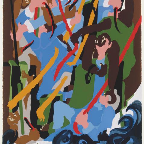 Jacob Lawrence — Восстание на Амистаде (Несбетт 89-2)