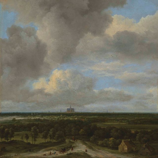 Jacob Van Ruisdael — Вид на Харлем