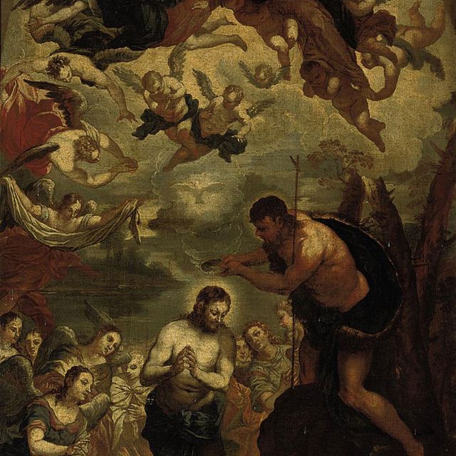 Jacopo Tintoretto — Крещение Христа