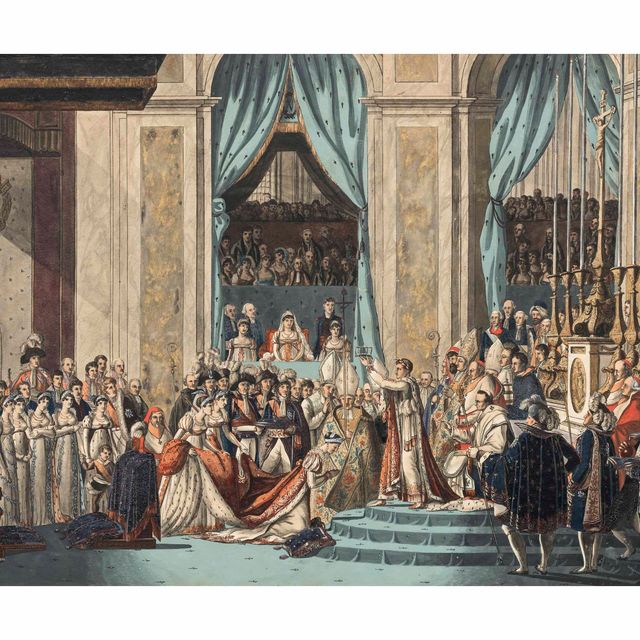Jacques Louis David — Посвящение в сан императора Наполеона и коронация императрицы Жозефины 2 декабря 1804 года