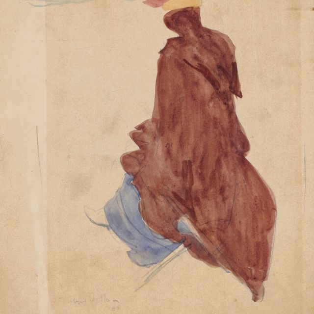 Jacques Villon — Молодая женщина из дос