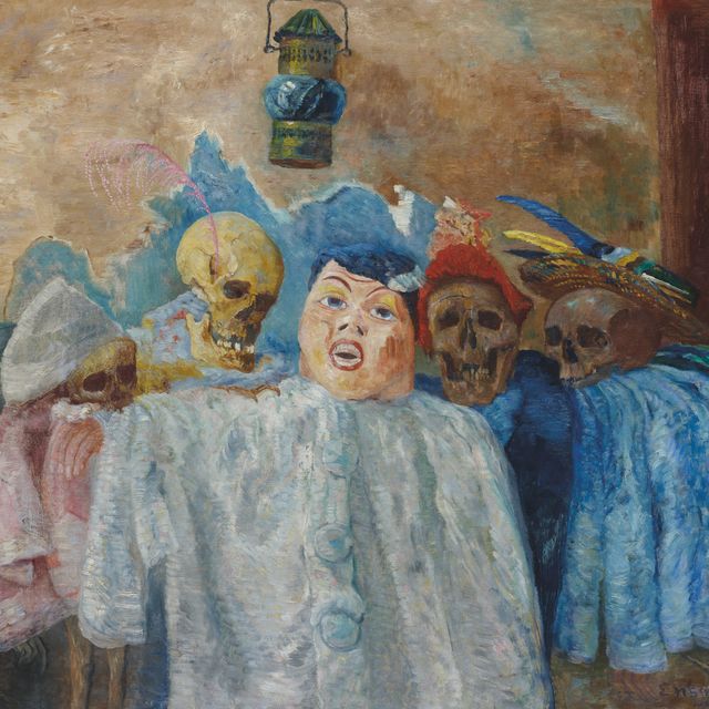 James Ensor — Пьеро и котлеты