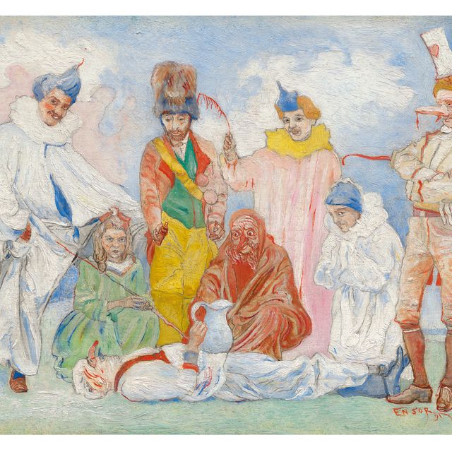 James Ensor — Крещение масок