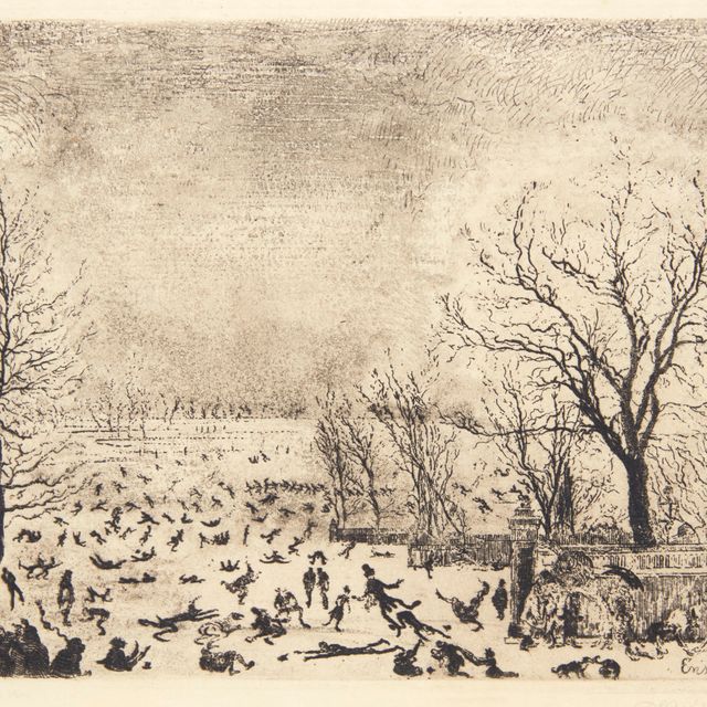 James Ensor — Les Patineurs (Фигуристы)
