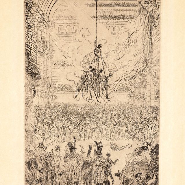 James Ensor — Месть за прыжок-Лягушка