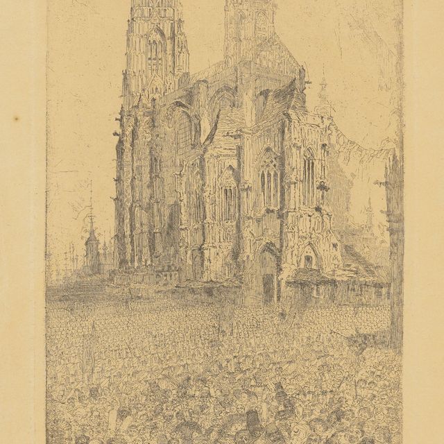 James Ensor — Кафедральный собор (La Cathédrale)