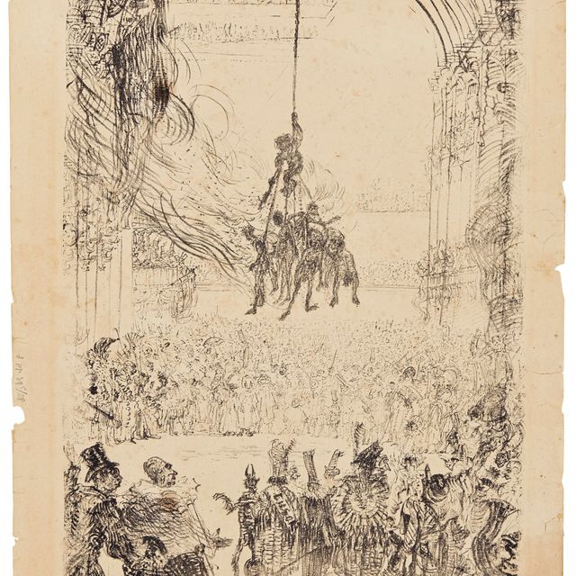 James Ensor — Месть за прыжок-Лягушка