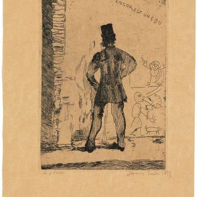 James Ensor — Le Pisseur (Писающий)