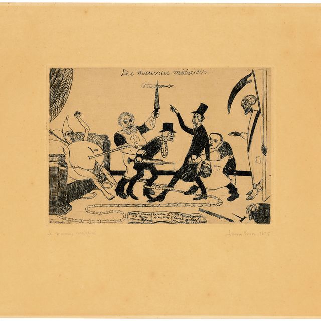 James Ensor — Моветоны врачей (The bad Doctors)