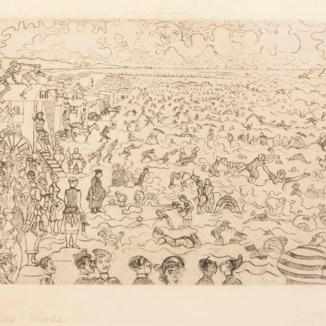 James Ensor — Ле-Бен-д'Остенде (Тевернье, 115)