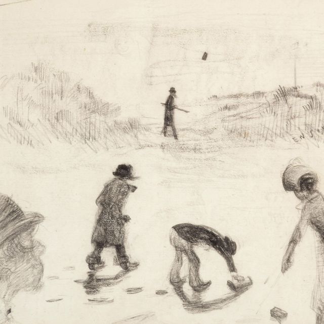 James Ensor — Фигуры на пляже