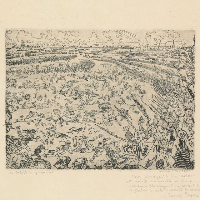 James Ensor — Битва за Золотые шпоры (Battle of the Golden Spurs)