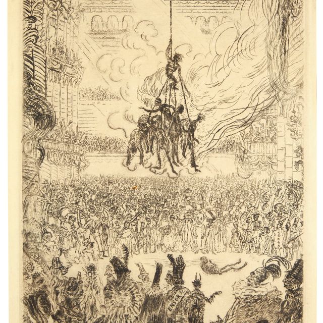 James Ensor — La Vengeance de Hop-Frog (Месть Хоп-лягушки)
