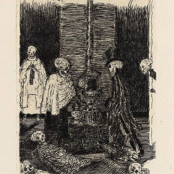 James Ensor — Котлеты, приготовленные для гурманов (100 г элеша)