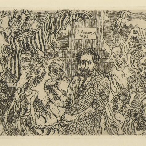 James Ensor — Разоблачение меня, тюрлюпинанта (Т., Э. 92)