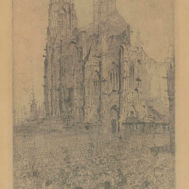 James Ensor — Собор (Элеш 7)
