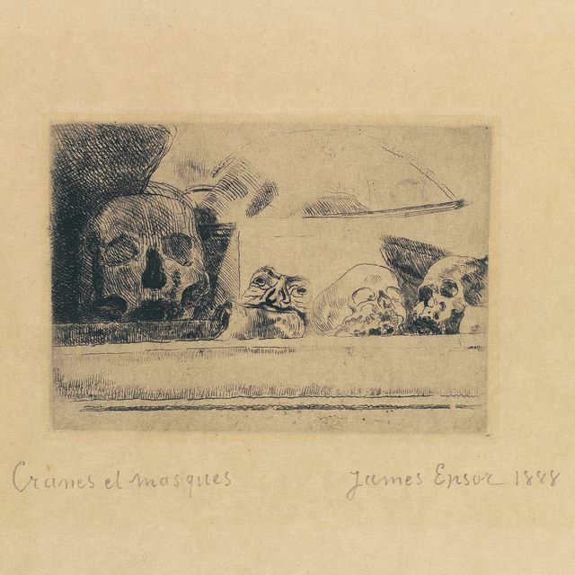 James Ensor — Замки и маски (E. 29)