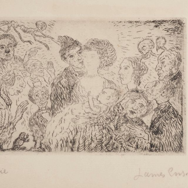 James Ensor — Возвращение (из "7 столичных пещер") (Тевернье, 125)