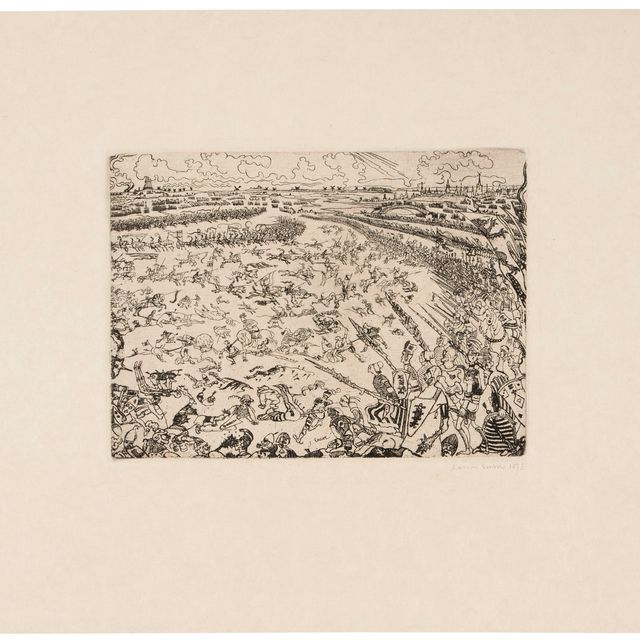 James Ensor — Битва за Золотые шпоры (Battle of the Golden Spurs)