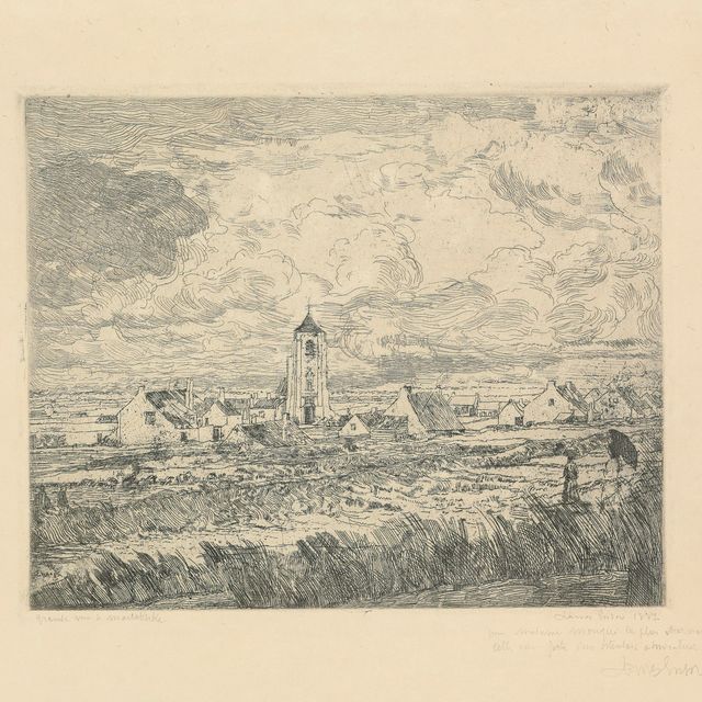 James Ensor — Гранд-вю-де-Мариакерке (Большой вид на Мариакерке)