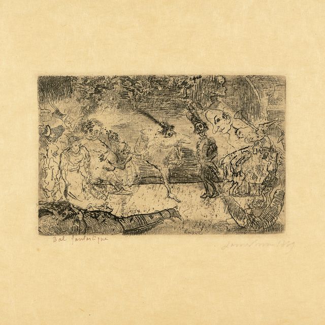 James Ensor — Le Bal fantastique (Фантастический бал)