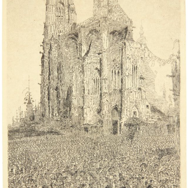 James Ensor — Кафедральный собор: 2eme planche (Кафедральный собор: Вторая табличка)