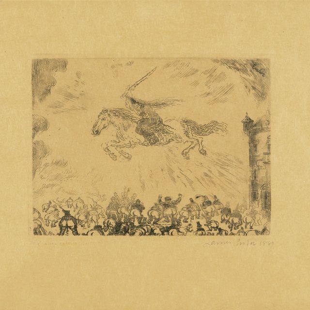 James Ensor — L'Ange Exterminateur (Ангел-истребитель)