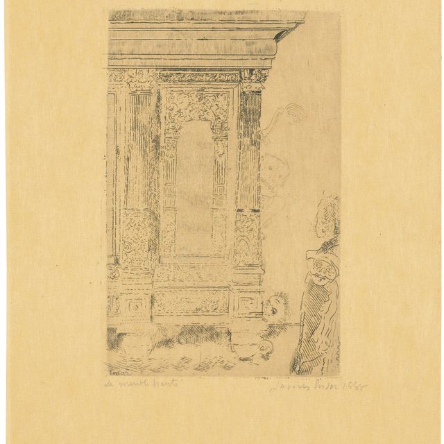 James Ensor — Le Meuble hanté (Мебель с привидениями)